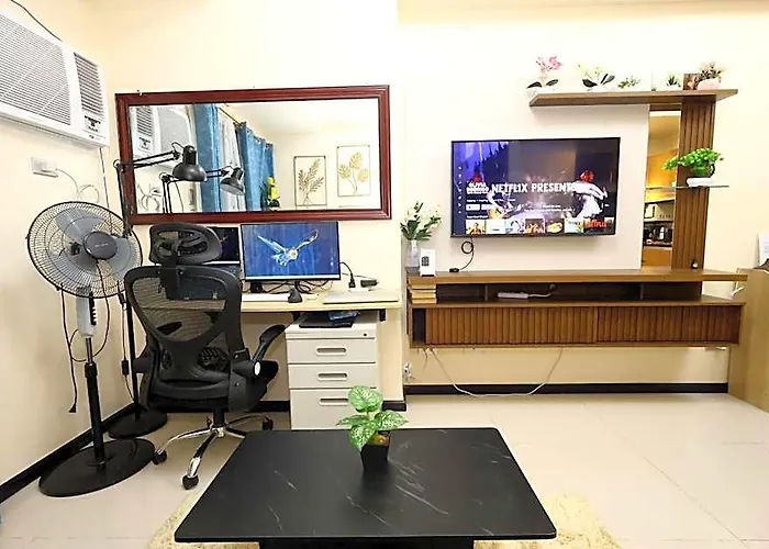 호텔 Bayfront In Pasay Near Naia Terminal, Picc, Star City, Moa And Us Embassy - Pet-friendly, Wi-fi & Netflix, Free Swimming Pool, Sauna, Work From Ready 4*